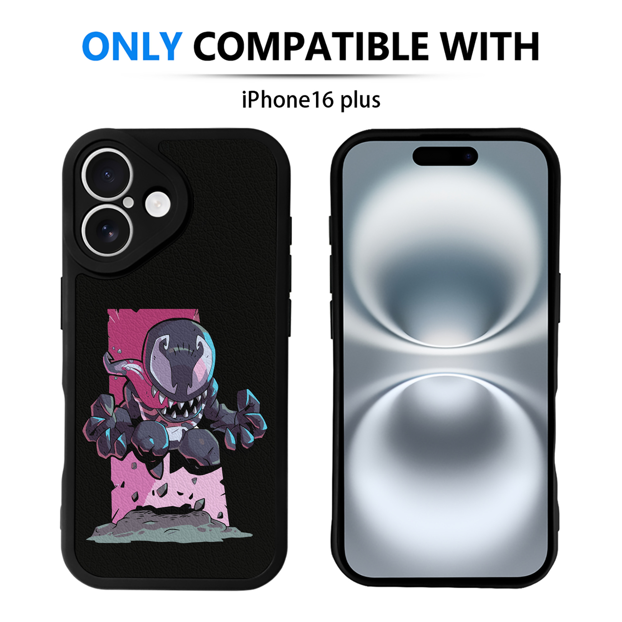 （画像用） アベンジャーズ The Avengers 【iPhone 16シリーズ対応】シリコンスマホケース（レザー調） 材質：シリコン